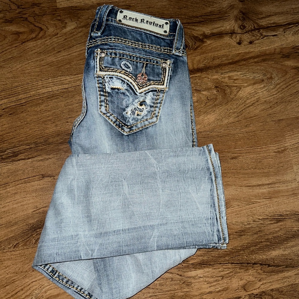 Women’s rock revival jeans